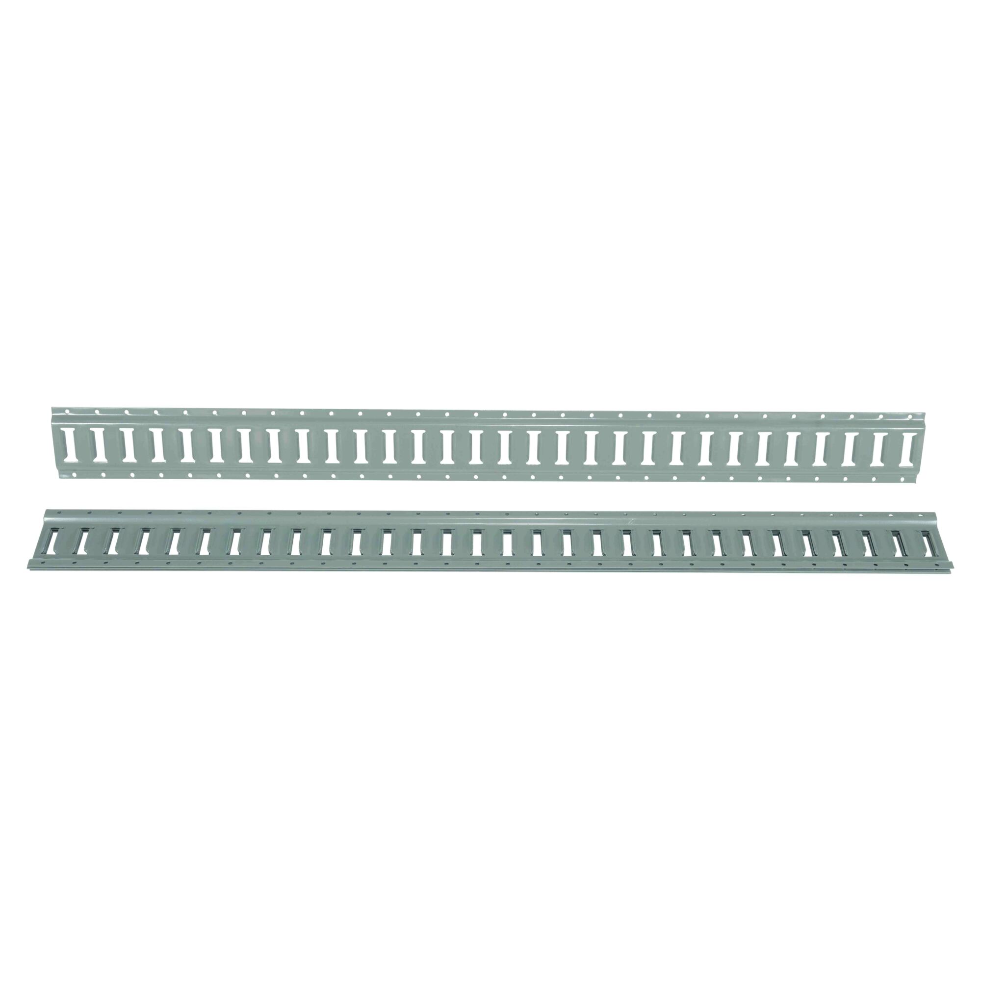 Vestil E-Track - 61in. x 6in., Steel Construction, Powder Coat Finish, Model# E-TRK-5-GY-4PK